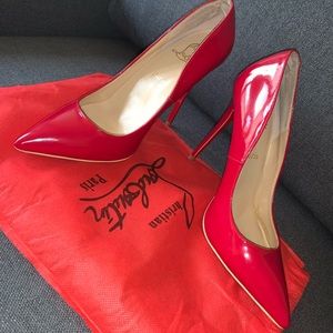 Red Christian Louboutin Stillettos